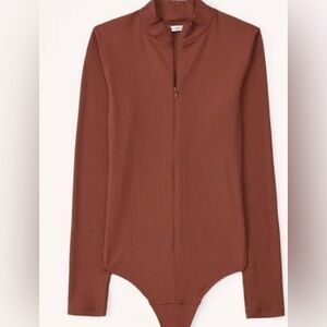 Abercrombie Women’s Long-Sleeve Zip-Up Bodysuit